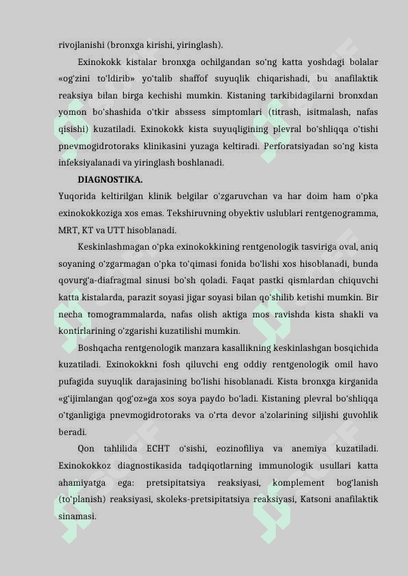 Bolalarda o‘pka exinokokkozi 2