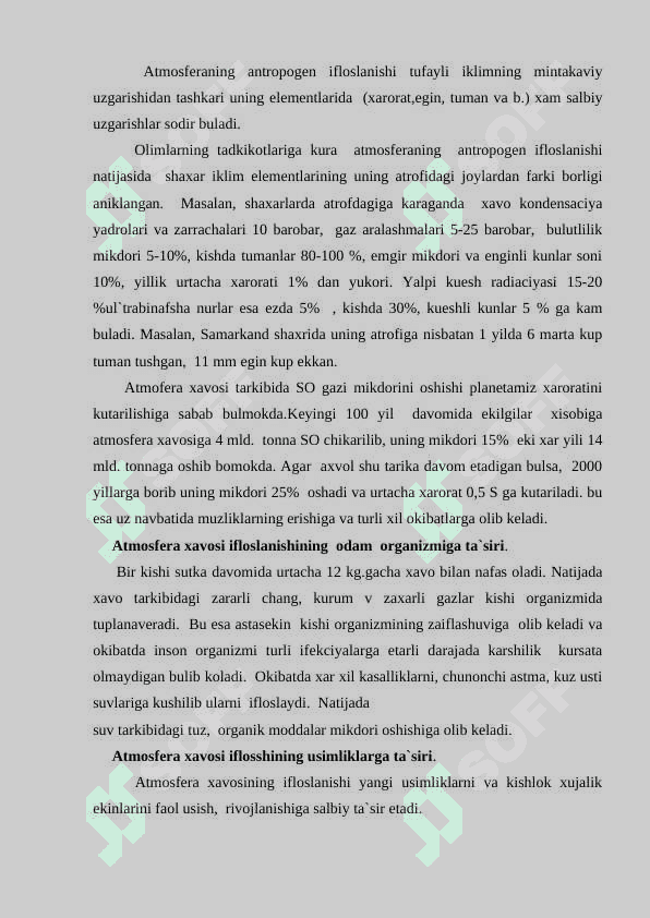 Atmosfera Ekalogiyasi 8