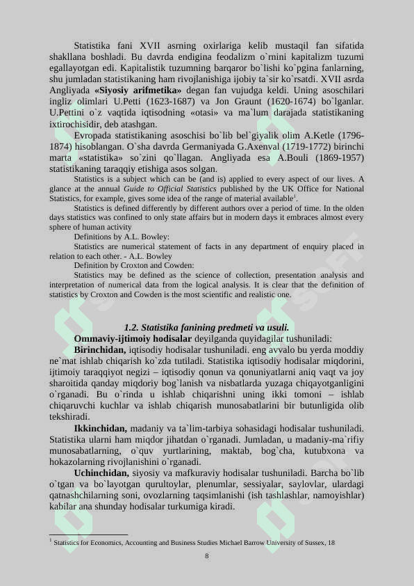 STATISTIKA 8