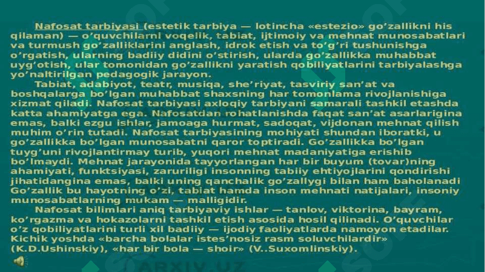 Nafosat tarbiyasi 3