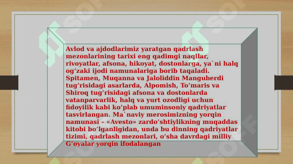 QADRIYATLAR TUSHUNCHASINING MA’NOSI VA UNING UMUMIY TAVSIFI 4