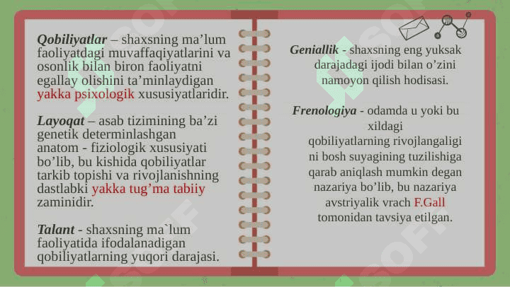 Qobiliyatlar psixodiagnostikasi 3