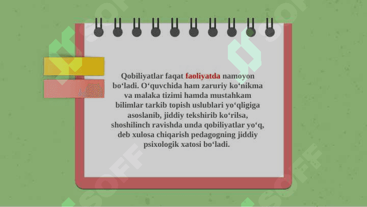 Qobiliyatlar psixodiagnostikasi 4