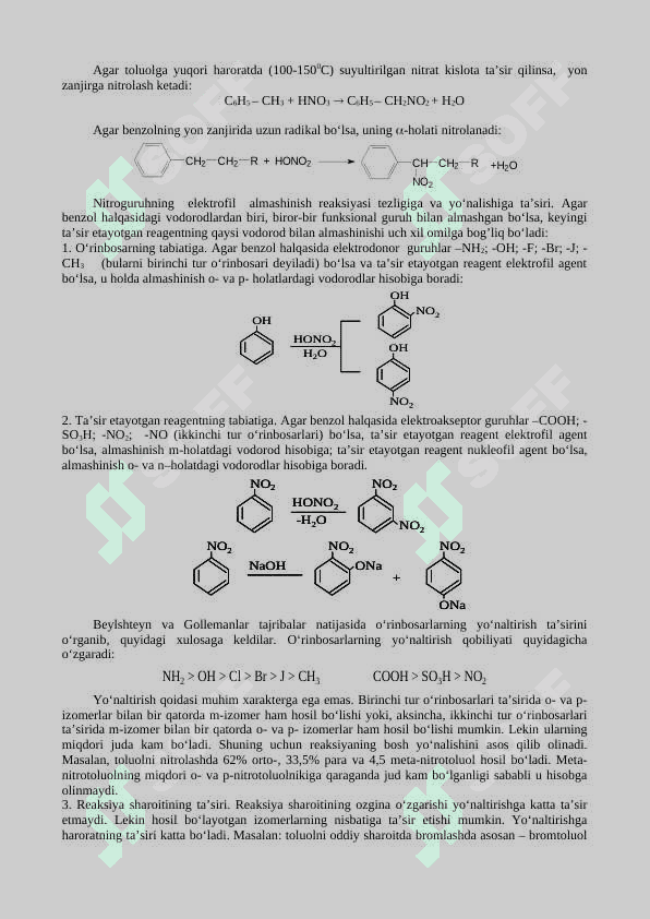 Nitrobirikmalar, aminobirikmalar va geterosiklik birikmalarni o‘rganish 3