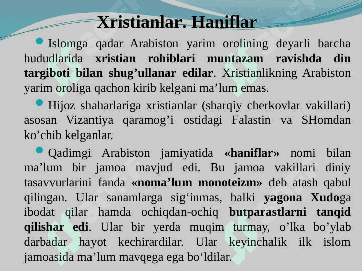 Islom dini (TAQDIMOT) 6