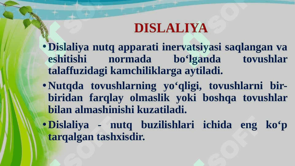 DISLALIYA 8