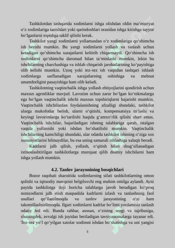 KADRLARNI ISHGA YOLLASH VA TANLASH 5