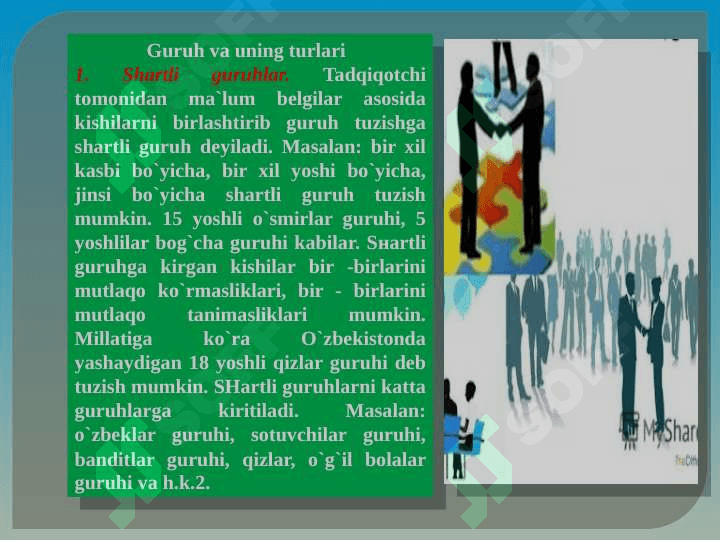 Guruh va jamoa psixologiyasi 4