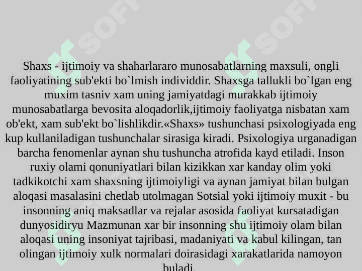 Psixologiyada shaxs muammosi 2