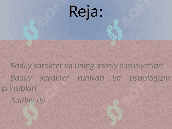 Asarda Xarakter yaratish prinsiplar 2