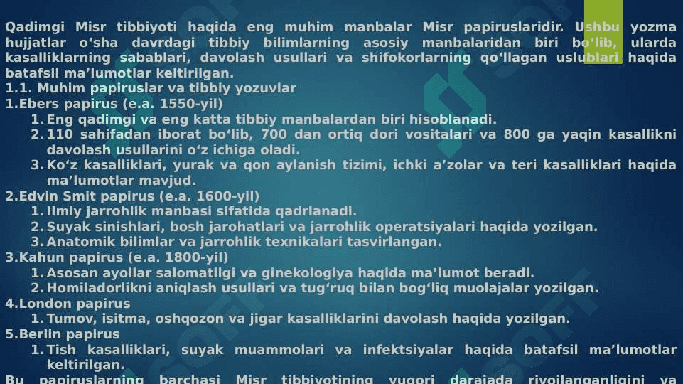 Qadimgi misr tibbiyoti 4