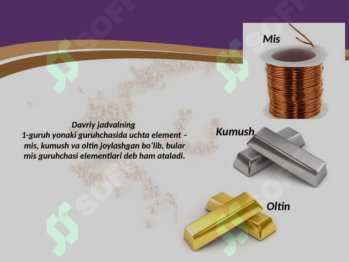 Davriy sistemada 1-guruh elementlarining ahamiyati 2