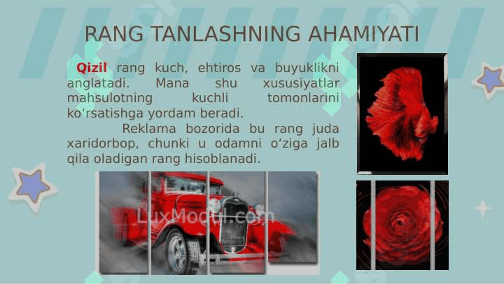 RANG MODELLARI VA GRAFIK FORMATLAR 8