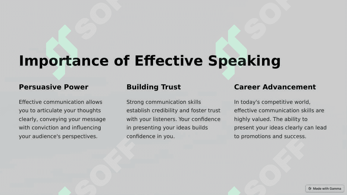 Oral communication 2