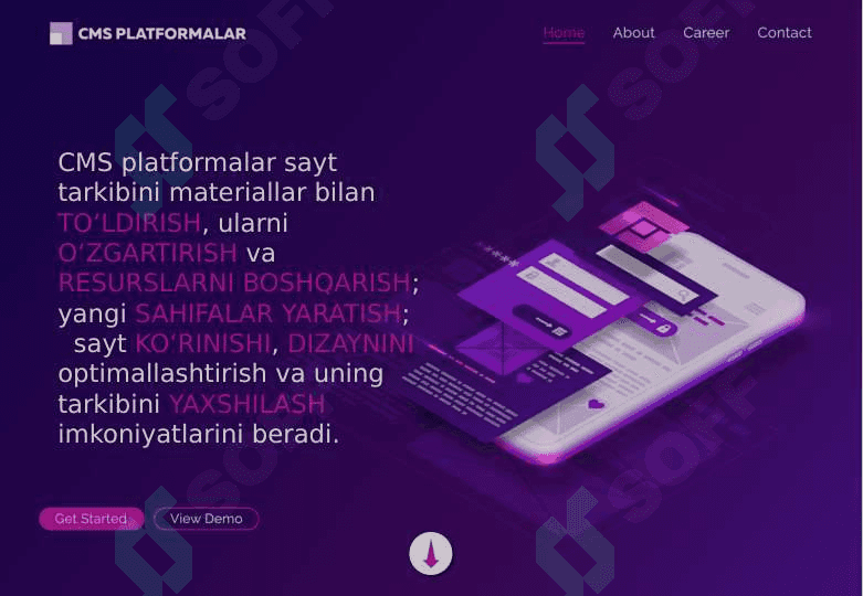 CMS PLATFORMALAR BILAN TANISHISH 6