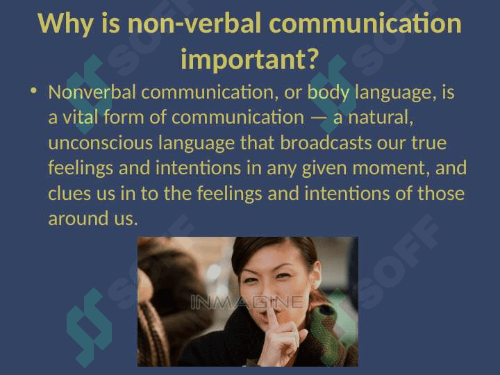 NON-VERBAL COMMUNICATION 4