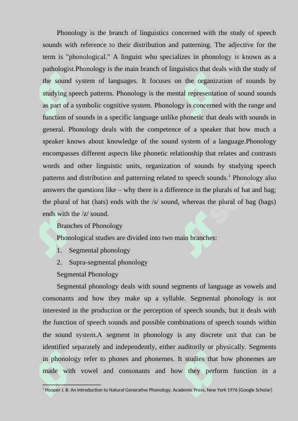 Phonogical theories in language. 2