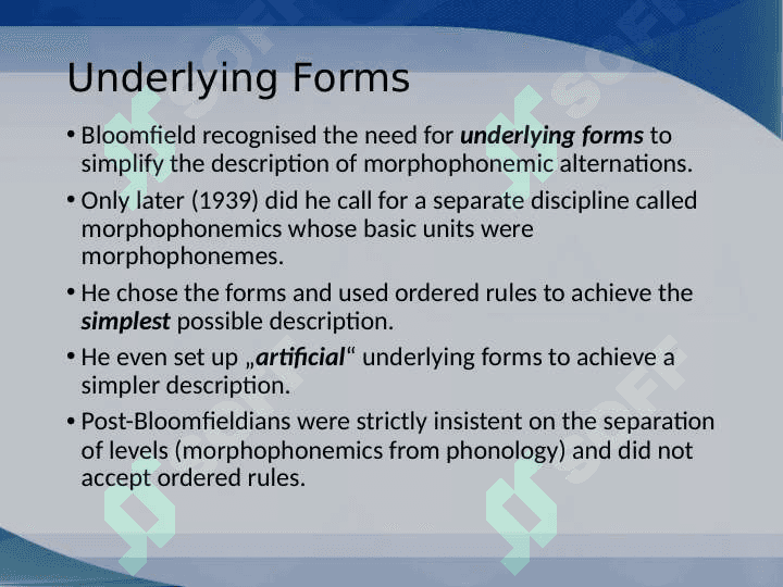 Phonological theories In language 8