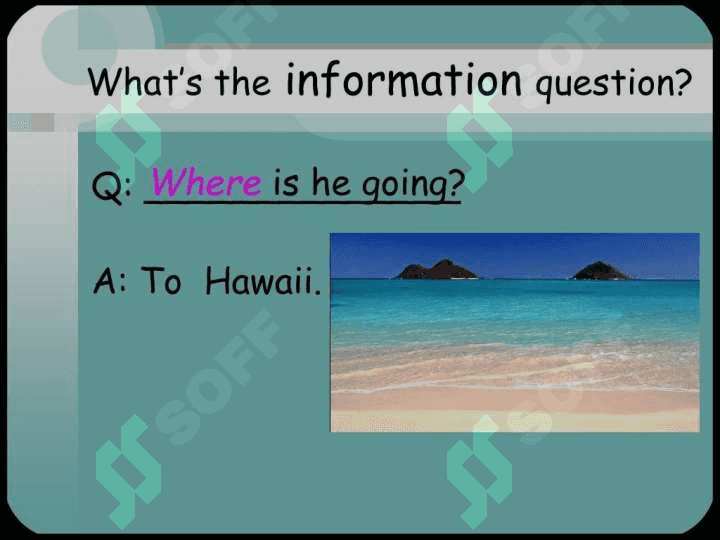 THEME: “Special Question(Wh questions)” 5