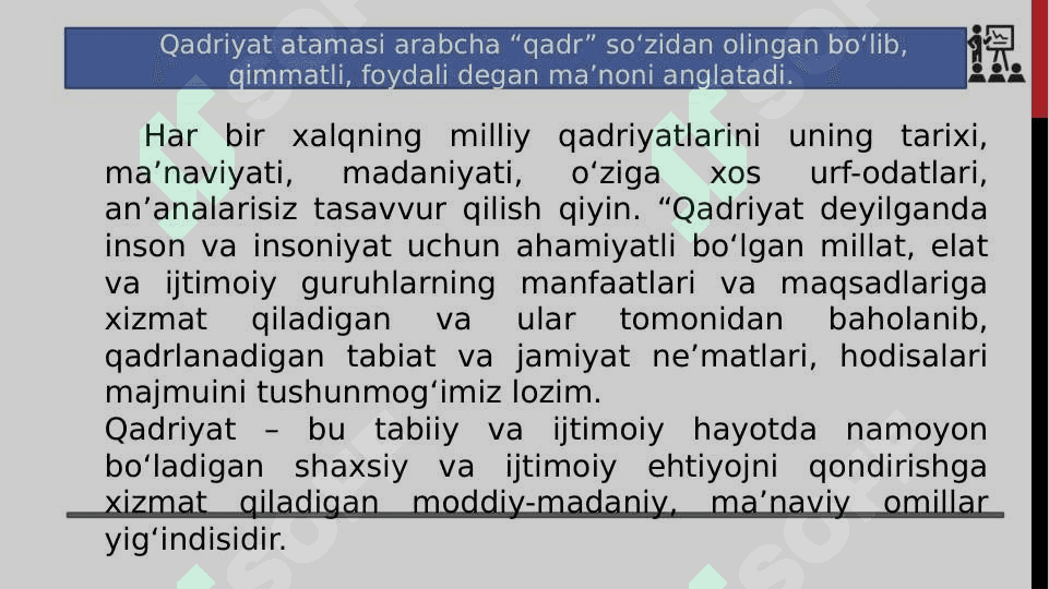 Qadriyatlar 2