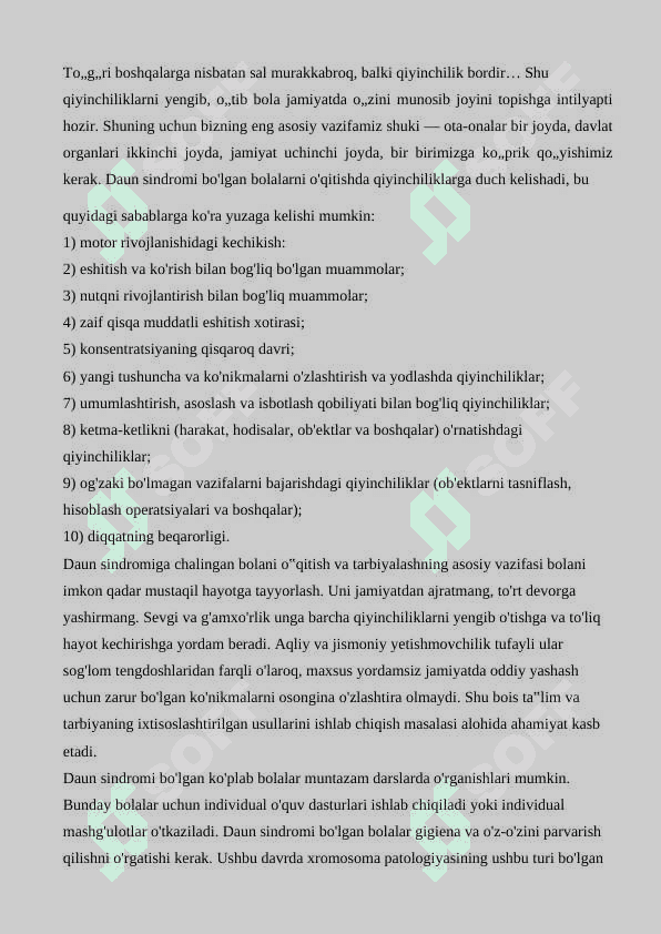 Daun sindromli bolalar 3