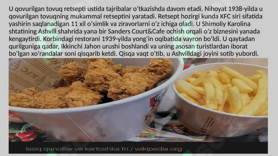 KFC kompaniyasi pptx 5