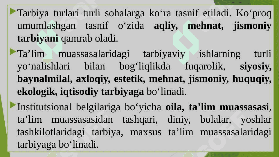 Axloqiy tarbiya va estetik tarbiya. 3