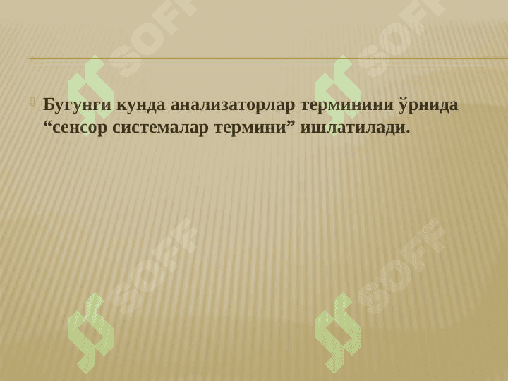 Организмнинг сенсор системаси 4