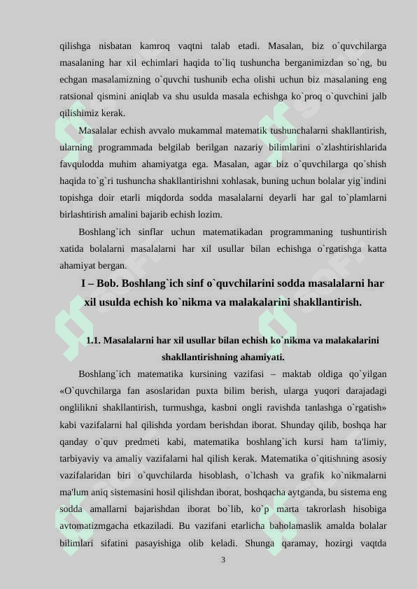 O`quvchilarda masala yechish uquvini shakllantirish 3