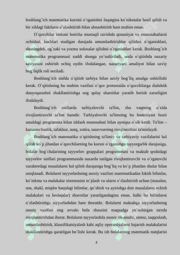 O`quvchilarda masala yechish uquvini shakllantirish 4