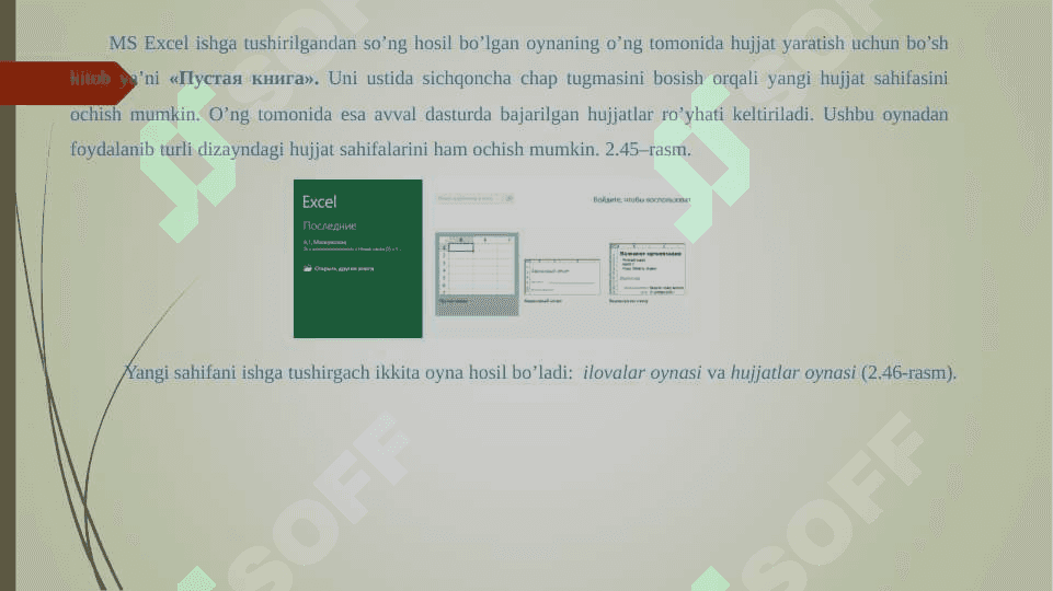 Excel dasturida jadval hosil qilish va uning ustida amallar bajarish 8