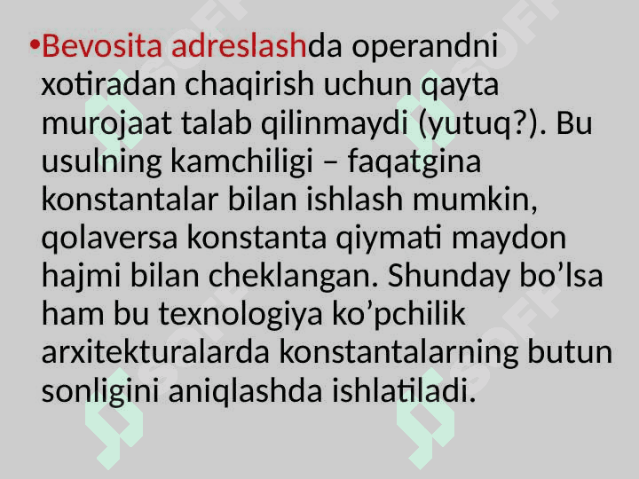 Adreslash turlari. Oqimlarni boshqarish 5