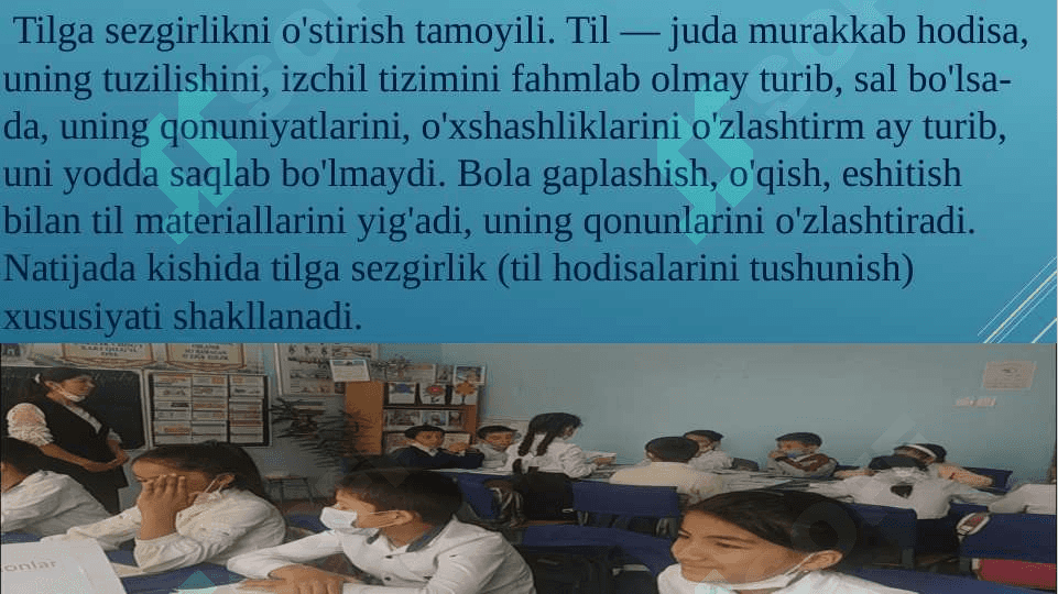 Ona tilini òqitish metodikasi fani bòyicha adabiyotlarnorganish va tahlil qilish 6