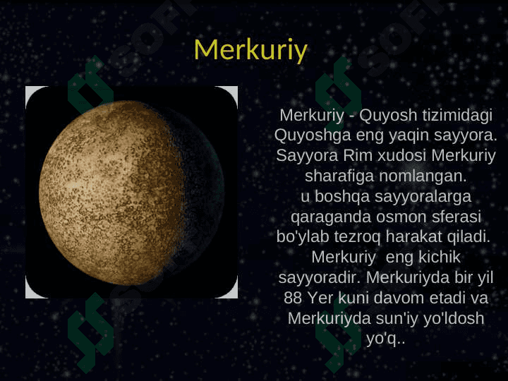 Quyosh sistemasi 6