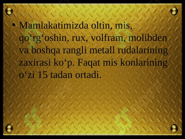 Rangli metallurgiya 6