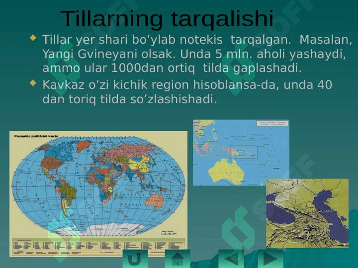 Dunyo tillari tasnifi 5