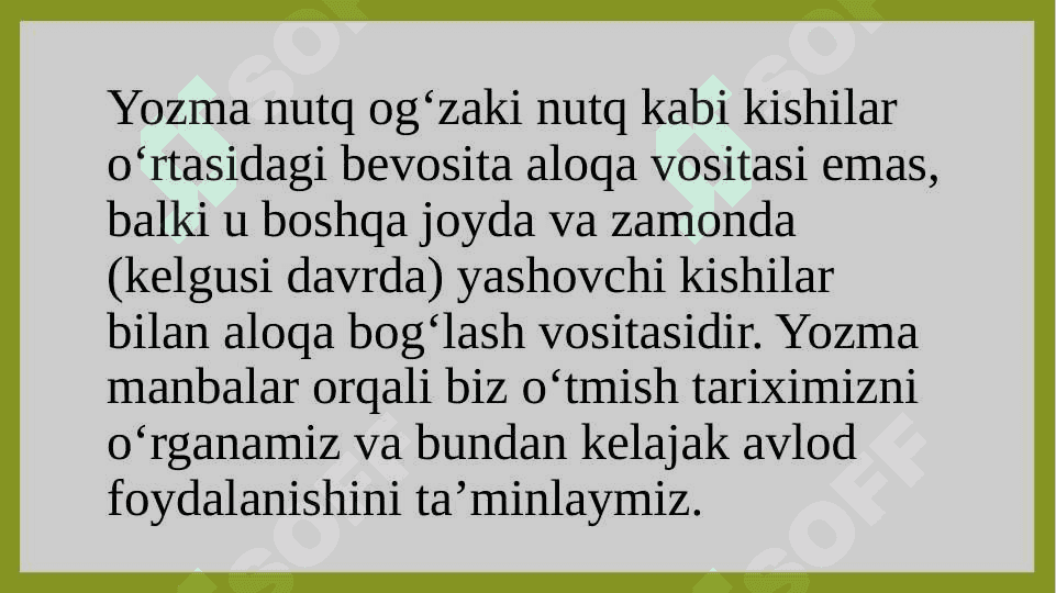 Yozma nutq madaniyati. O`zbеk tilida ish yuritish 5