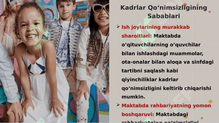 Maktabda Kadrlar Qo‘nimsizligini Bartaraf Etish 4