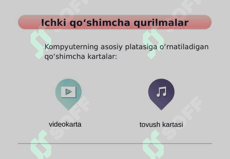 Kompyuterning qo‘shimcha qurilmalari 5
