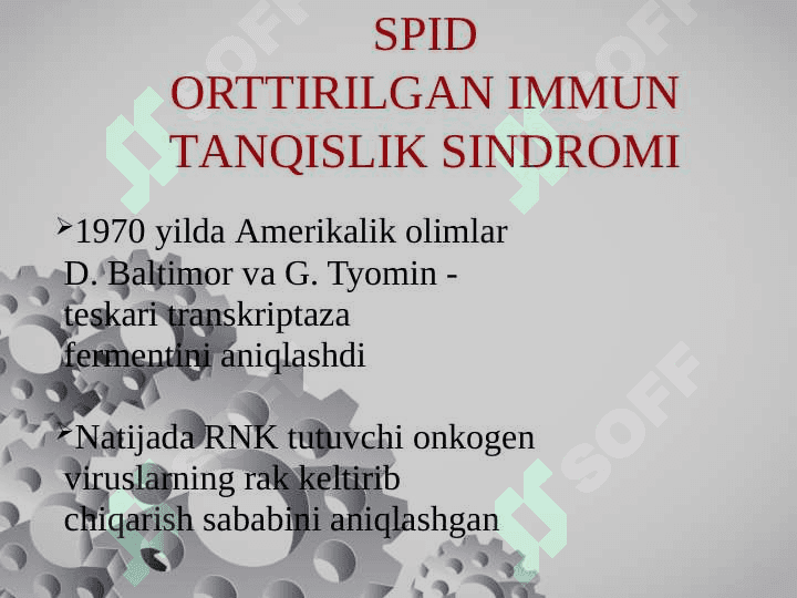 OITS, Enterovirus, Neyroviruslar(Poliomielit) 2
