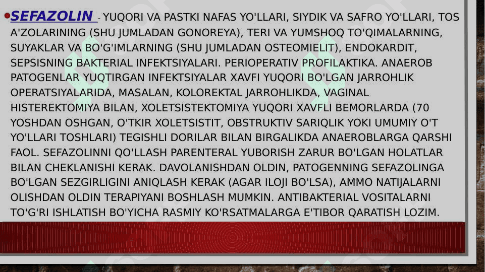 Sefalosporinlar 7