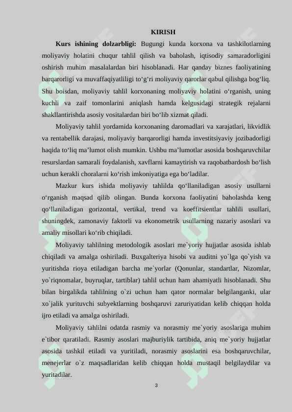 Moliyaviy tahlilda qo’llaniladigan usullar 3