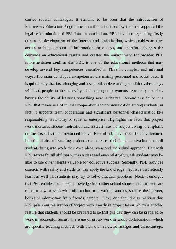 Project Based learning in English Language Teaching 7