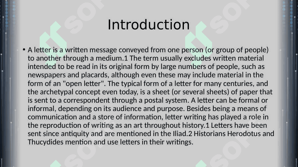 Semi formal letter 3