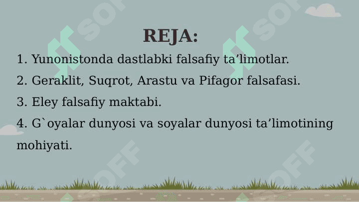 Qadimgi Yunon-Rim falsafiy maktabi 2