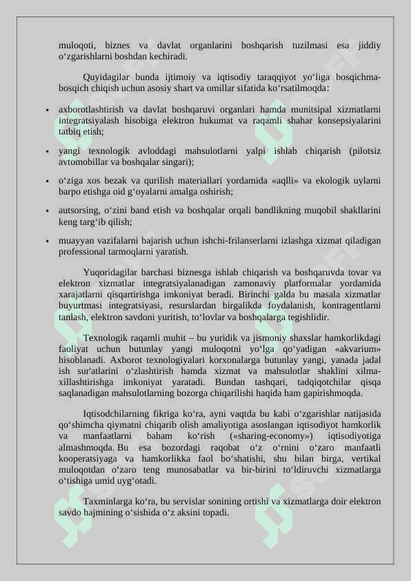 Iqtisodiyotni rivojlantirishda raqamli iqtisodiyotning roli 3