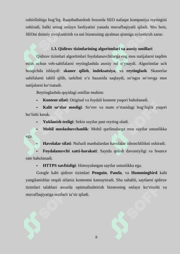 SEARCH ENGINE OPTINIZATIONSEARCH ENGINE OPTINIZATION 8