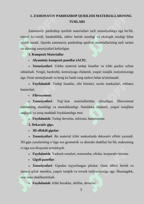 Zamonaviy pardozbop qurilish materiallari 3