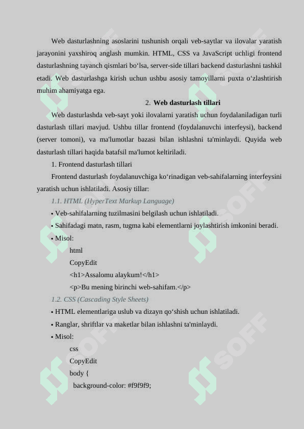 web dasturlash 7