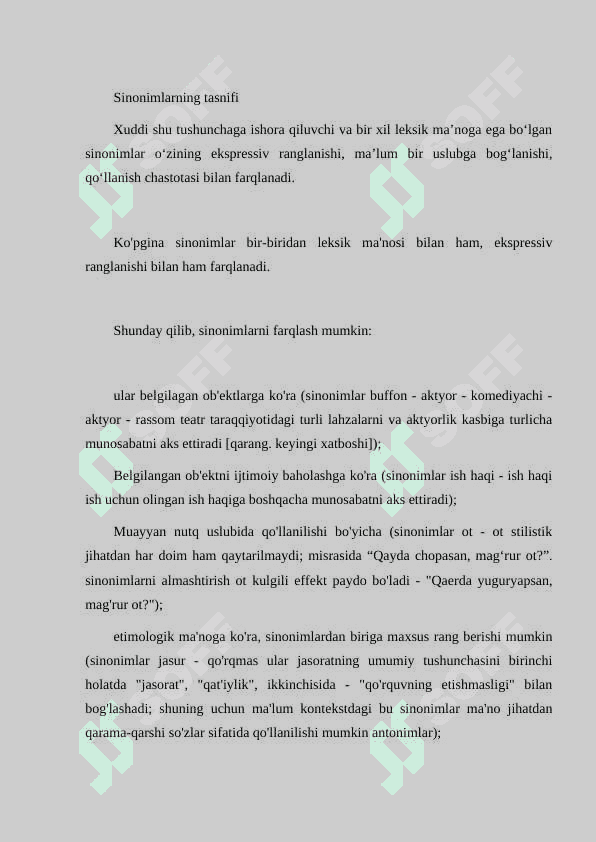 Sinonim, antionim va omonim 5